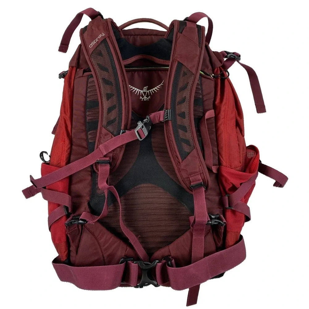 Osprey Ozone 46 Day Travel Backpack Red Burgundy